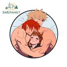 EARLFAMILY 13cm x 13cm Anime Gay Car Stickers and Decals Vinyl Laptop Trunk Window Creative for My Hero Academia Decal 2024 - buy cheap