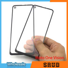 Vidro frontal exterior para motorola, vidro frontal para motorola one vision p50 xt70, tela de toque para substituição de lentes de vidro externas com 10 peças 2024 - compre barato