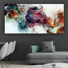 Large-scale abstract animal canvas paintings and posters, modern abstract wall art pictures, for home living room decoration 2024 - buy cheap