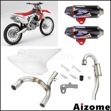 Motorcycle Motocross Exhaust Muffler Pipe System For Honda CRF150F CRF230F 2003-2016 Enduro Dirt Bike Exhaust Silencer Pipes 2024 - buy cheap