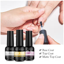 8ml Base Top Coat Gel Polish UV Soak off Reinforce vernis Semi Permanent Nail Art Manicure Gel Varnish Lacquer Primer Base Gel 2024 - buy cheap