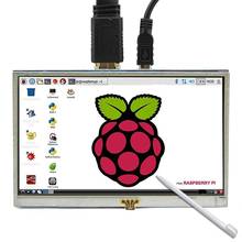 5 дюймов ЖК-дисплей HDMI сенсорный Sn Raspberry Pi 3 Дисплей монитор LCD HDMI 800x480 для Banana Pi Raspberry Pi 3/Pi 2 Модель B / B + 2024 - купить недорого