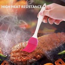 1Pc Silicone Baking Basting Brush New Liquid Oil Cake Brush color Random Pastry Cream For Bread BBQ Utensil Safety cook Tools 2024 - buy cheap
