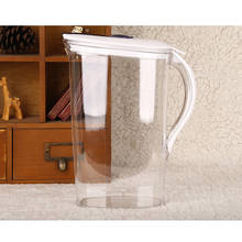 Plastic Jug Pitcher with Lid Water Jug for Cold Water Beverage Juice 2.1L 2024 - buy cheap