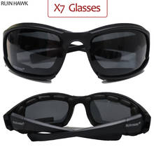 Gafas de sol tácticas para hombre, lentes militares, Kit de 4 lentes, X7, para deportes al aire libre y Pesca 2024 - compra barato