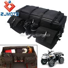 1Set Black UTV ATV Rear Seat Shelf Bag Mountain Bike Snowmobile Bag Wrap Around Luggage Back  Waterproof Outdoor Carrier Bags 2024 - buy cheap