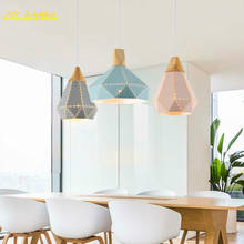 Современный Железный Макарон светодиодный подвесной светильник освещение для гостиной столовой подвесной светильник для ресторана кухни подвесной светильник 2024 - купить недорого