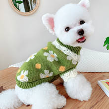 Pet Dog Sweater Coat Winter Dog Clothes Knit Apparel Cat Yorkie Pomeranian Schnauzer Poodle French Bulldog Clothing Outfit 2020 2024 - buy cheap