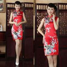 Elegant Women Satin Qipao Summer NEW Slim Chinese Dress Qipao Traditional Chinese Style Mandarin Collar Cheongsam Vestidos 4XL 2024 - buy cheap
