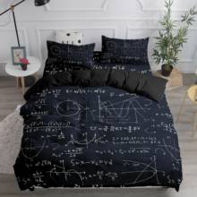 Mathematical Formula Geometric Black White 3D Bedding Set Duvet Cover Sets Queen King Size Luxury Home Decor Comforter Bedspread 2024 - buy cheap