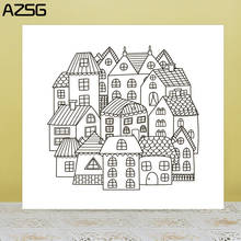 AZSG House Cartoon Clear Stamps/Seals For DIY Scrapbooking/Card Making/Album Decorative Silicone Stamp Crafts 2024 - buy cheap
