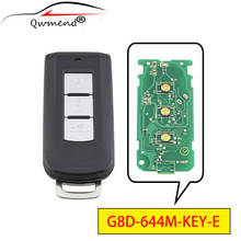 QWMEND G8D-644M-KEY-E 3 Buttons Car Remote Key for Mitsubishi Lancer Outlander ASX Smart Car Key (With Emergency Key) 2024 - buy cheap