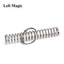 1 pcs Funny Spring And Ring Magic Trick & Ring Escape From Spring Children Kids Magic Tricks Props Toys Close Up Magic Props 2024 - buy cheap