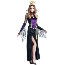 Carnival Party Halloween Noble Gothic Vampiress Sexy Evil Queen Costumes Cosplay for Adult Women Fancy Long Dress 2024 - buy cheap