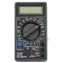 DT-830D Digital Multimeter with Buzzer Square Wave Output Voltage Ampere Ohm Tester Probe DC AC LCD Overload protection 2024 - buy cheap