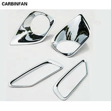 ABS Chrome Front And Rear Fog Light lamp cover Trim 4pcs/set For  Toyota RAV4 RAV 4 2013 2014 2024 - buy cheap