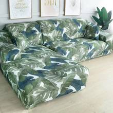 Fundas de sofá en forma de L para sala de estar, protector de sofá con estampado de celosía cuadrada, antipolvo, elásticas, para sofá esquinero 2024 - compra barato