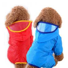 Waterproof Dog Rainwear Teddy Rain Coat Pet Clothes For Small Dogs Poncho Puppy Dog Jumpsuit Clothing Spring Summer Raincoat 2024 - buy cheap