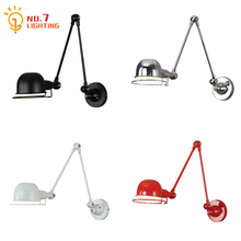 Industrial Retro Telescopic Robot Rocker Wall Lamp with Plug Switch Led E14 Iron Art Metal Wall Mounted Loft Coffee Bar Bedside 2024 - buy cheap