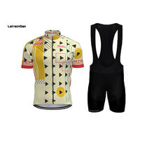 SPTGRVO Lairschdan-Conjunto de ropa de ciclismo para hombre y mujer, jersey y pantalones cortos, traje de verano para bicicleta de montaña y carretera, 2019 2024 - compra barato