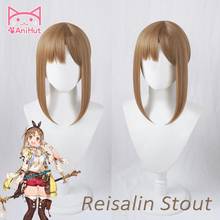 [Anihut】reisalin Stout Ryza Wig Game, lier Ryza: Ever Darkness & секретное укрытие, косплей, волосы Reisalin Stout Ryza Cosplay 2024 - купить недорого