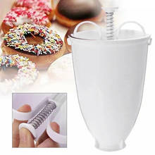 Molde de rosquinha manual para casa, criativo, diy, de plástico, waffle, donuts, sobremesas, ferramenta de cozimento 2024 - compre barato