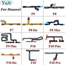 YuXi Replacement Power On Off Volume Up Down Button Key Flex Cable For Huawei P7 P8 P9 P10 P20 Lite Pro Plus for P8 max 2024 - buy cheap