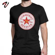 Communist Red Star Tshirt CCCP Men T Shirt Newest Communism Marxism Socialism 100% Cotton Top Short Sleeve Tee Plus Size T-Shirt 2024 - buy cheap