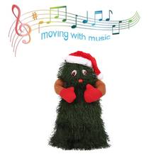 12 Inch Christmas Plush Toy Singing And Dancing Christmas Doll Ornament Simulation Santa Claus Children Holiday Gift 2024 - buy cheap