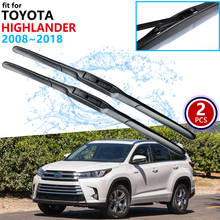 Щетка стеклоочистителя для Toyota Highlander XU40 XU50 Kluger 2008 ~ 2018, стеклоочистители для лобового стекла 2009 2010 2016, автомобильные аксессуары 2024 - купить недорого