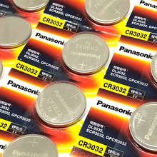 10 pçs/lote Panasonic CR3032 CR 3032 DL3032 ECR3032 3V Bateria De Lítio Botão Celular Coin Baterias para o Controle Remoto da Chave Do Carro Alarme 2024 - compre barato