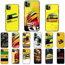 Ayrton Senna Phone Case for iPhone 11 12 mini pro XS MAX 8 7 Plus X XS XR 2024 - buy cheap