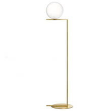 Lámparas de pie de esquina para sala de estar, lámpara led de pie moderna de cristal cromado dorado nórdico, decoración de dormitorio 2024 - compra barato
