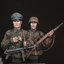 1/12 patrol, rússia, 1943, tema militar da segunda guerra mundial, modelo de resina busto gk, kit inmontado e sem pintura 2024 - compre barato