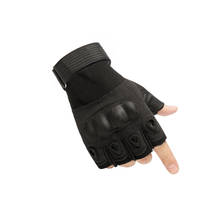 Guantes tácticos militares de calidad para hombre, de medio dedo, para Paintball, caza, tiro al aire libre, ciclismo, Fitness, senderismo 2024 - compra barato