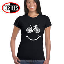 Camiseta divertida para mujer, camisa con logotipo divertido de ciclismo de montaña, para montar en bicicleta de montaña, divertida 2024 - compra barato