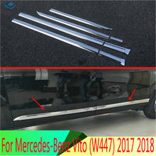 For Mercedes-Benz Vito (W447) 2017 2018 Car Accessories ABS Chrome Side Door Body Molding Moulding Trim 2024 - buy cheap