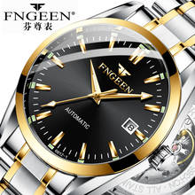 FNGEEN Top Unique Stainless Ssuccessful  Men Mechanical Watch Fashion Wristwatch Men watches Waterproof clock relogio masculino 2024 - buy cheap