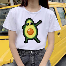 Funny Printed short sleeve t-shirt Kawaii Cartoon Graphic Tshirts Girls Tops Tees Female Avocado women summer fashion t-shirt 2024 - buy cheap