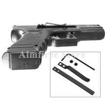 Steel Gun Clip Holster Universal for Semi-Automatic Handguns Ambidextrous Concealed Gun Belt Clip Pistol Carrier 2024 - buy cheap