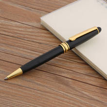 Новая металлическая ручка Jinhao, бесплатная доставка, черная и Золотая шариковая ручка 2024 - купить недорого
