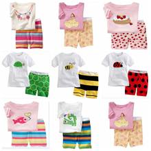 New Designer Kids Girls Pajamas Set Children Character Sleepwear Summer Baby Boys Pyjamas Clothing Suits Nightwear 2024 - buy cheap