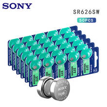 SONY-pilas de reloj de botón, 1,55 V, AG4, 377A, 377, LR626, SR626SW, SR66, LR66, hechas en Japón, 50 unidades 2024 - compra barato