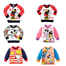 Cartoon Mickey Cotton Warm Baby Sweater Children's minnie Print Girl Boy Clothes Cute Toddler Girl Clothes Oullovers Outerwear 2024 - buy cheap