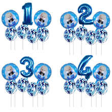 7 pçs chefe balão de bebê 30 polegada número da folha balões chuveiro do bebê 1 2 3 4 5 6st decoração da festa de aniversário dos desenhos animados hélio globos 2024 - compre barato