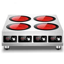 4 Burner Induction Cooker Commercial Radiant-Cooker Waterproof Stainless Steel Cooking Machine custom Electric Stove Ceramic Hob 2024 - buy cheap
