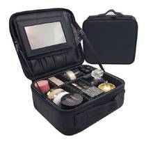 Caja de viaje de maquillaje, bolso organizador de cosméticos portátil, bolso de maquillaje pequeño para mujer 2024 - compra barato