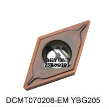 Original DCMT070208-EM YBG205 DCMT 070208 Carbide Inserts Lathe Cutter Tools Turning Tools CNC 10pcs Tool utensili tornio 2024 - buy cheap