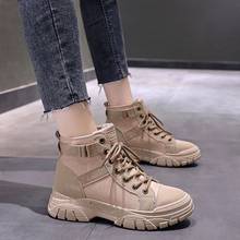 Women's Shoes Winter Women Boots Warm Fur Plush Lady Casual Shoes Lace Up Fashion Sneakers Zapatillas Mujer Platform Snow Boots 2024 - buy cheap