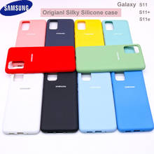 For Original Samsung Galaxy S20Ultra S20plus S11e Silky Silicone Cover High Quality Soft-Touch Back Protective Galaxy S20+ plus 2024 - buy cheap